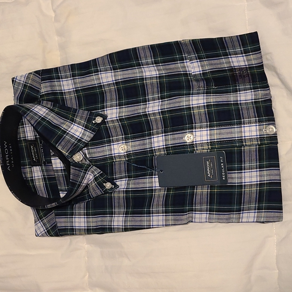 Plaid button up